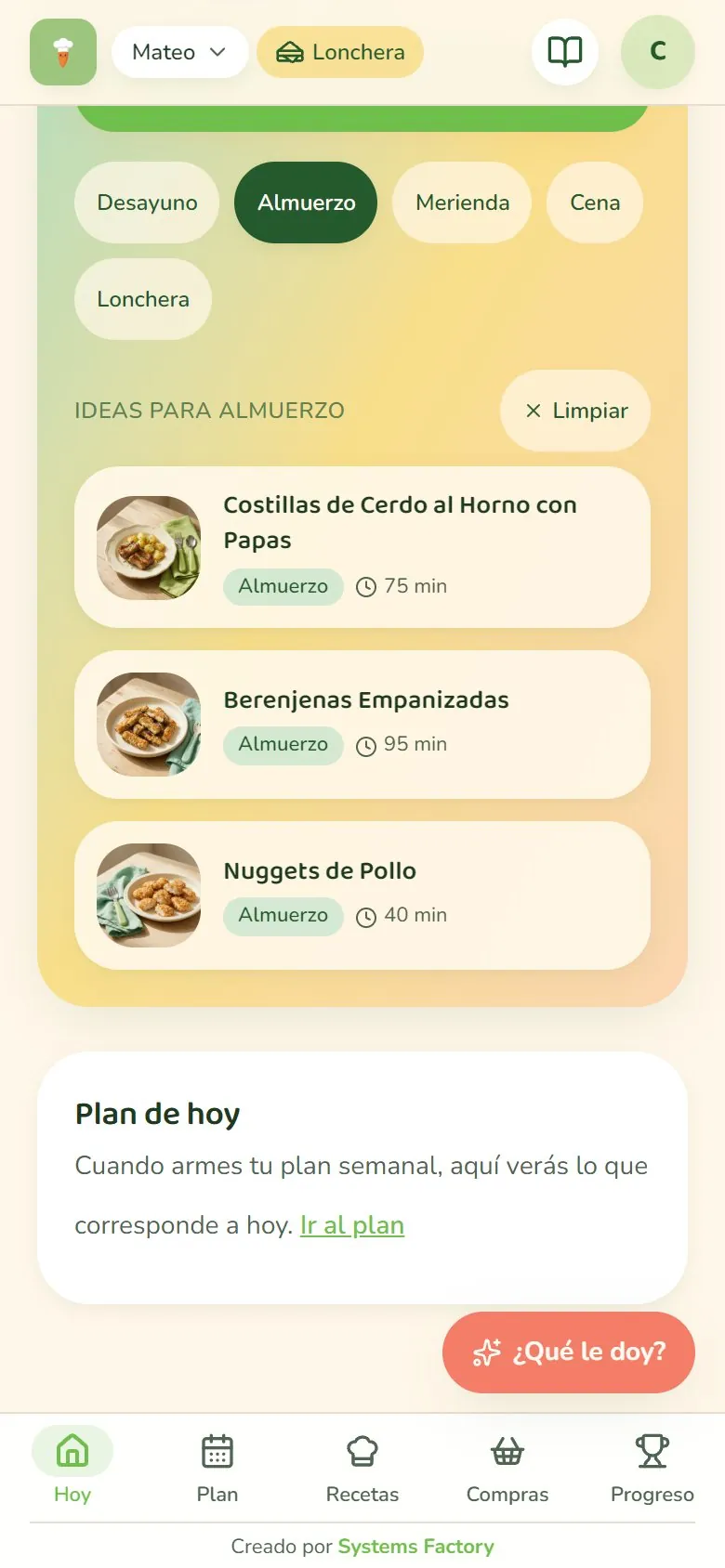 Tres ideas de comida seguras sugeridas por MiniChefs