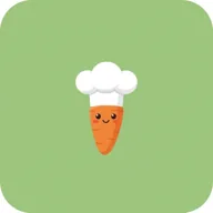 Logo de MiniChefs: zanahoria con gorro de chef