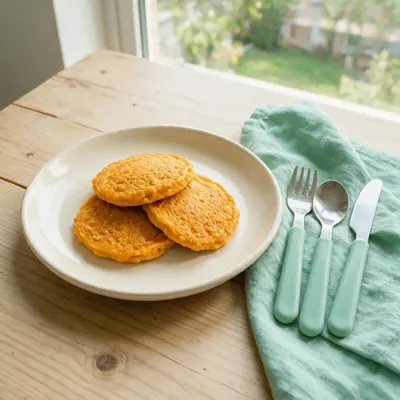 Foto real de la receta Panqueques de camote
