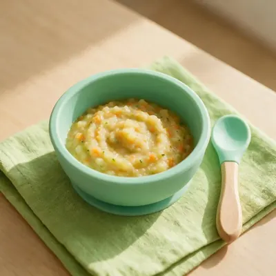 Foto real de la receta Papilla de vegetales suaves